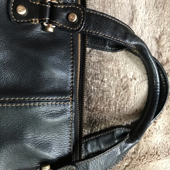 Liz Claiborne Vintage Leather Laptop Bag/Purse - Picture 6 of 7